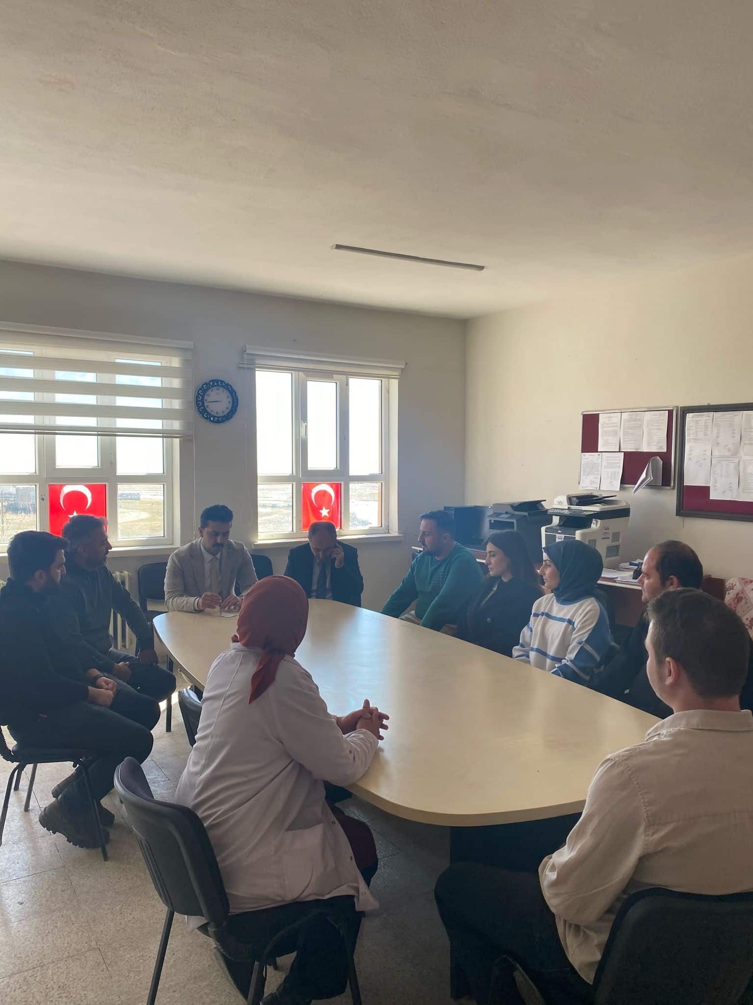 Adilcevaz İlçe Milli Eğitim Müdürü Emre Yılmaz ve Şube Müdürü