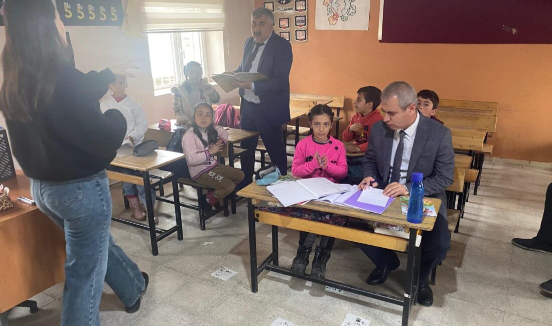 Bitlis’in Güroymak ilçesinde eğitim-öğretim faaliyetlerini yerinde incelemek amacıyla İlçe Milli