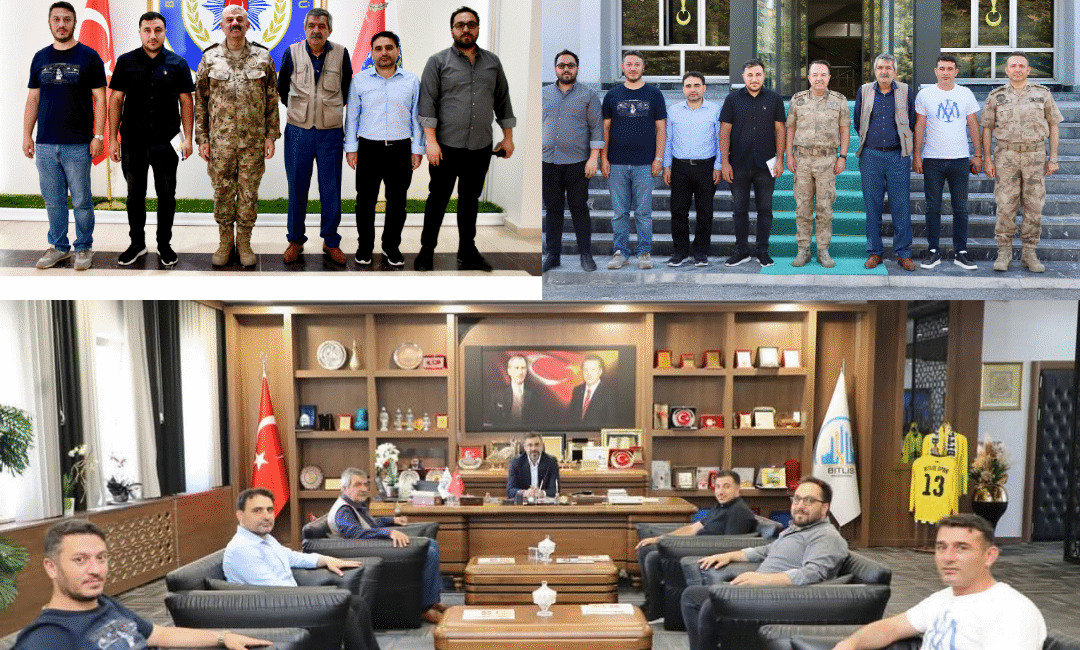 BİGACEM’den Kurum Ziyaretleri Bitlis Gazeteciler Cemiyeti (BİGACEM) Başkanı Hakan Okay, yönetim kurulu üyeleriyle