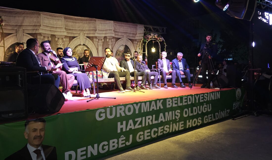 Güroymak’ta “Dengbej Gecesi”ne yoğun ilgi Bitlis’in Güroymak ilçesinde, kültürel mirasın yaşatılması ve yeni nesillere aktarılması