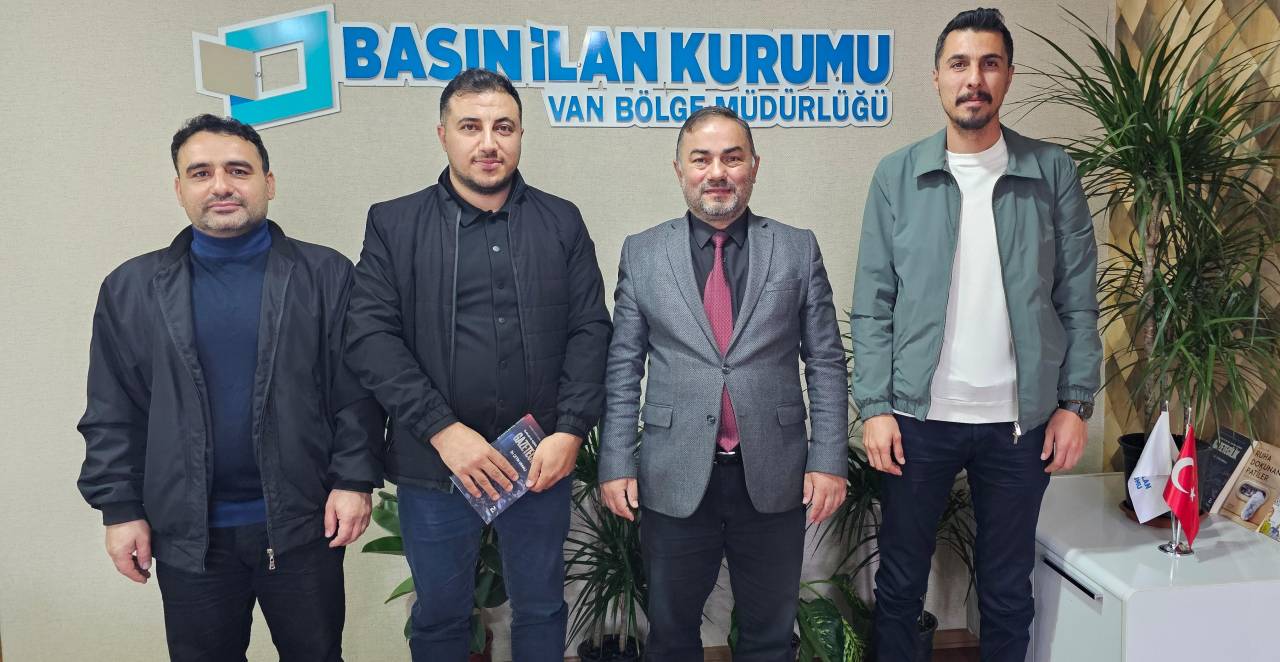 Bitlis Gazeteciler Cemiyeti Başkanı Hakan Okay, Başkan Yardımcısı Abdulhalim Kızılkaya