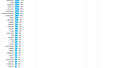 İçişleri Bakanlığı Dernekler Bilgi Sistemi (DERBİS) verilerine göre Bitlis’te 348