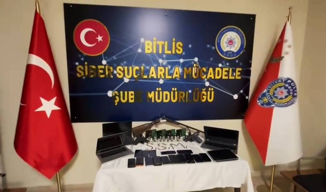 Bitlis merkezli 4 ilde yasadışı bahis ve dolandırıcılık operasyonu: 24 tutuklama Bitlis Cumhuriyet Başsavcılığı koordinesinde yürütülen soruşturma kapsamında, yasadışı bahis ve