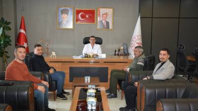 Bitlis Gazeteciler Cemiyeti heyeti, Tatvan Devlet Hastanesi Başhekimi Barış Sarıçoban’ı