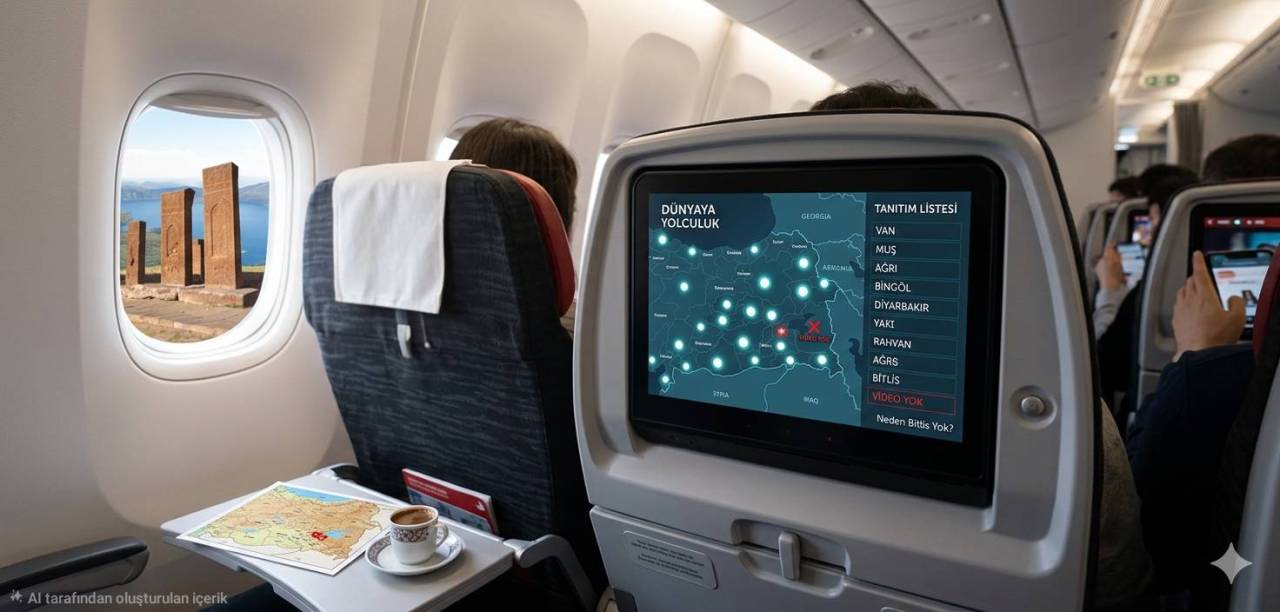 Türk Hava Yolları’nın (THY) uçak içi eğlence sisteminde yer alan