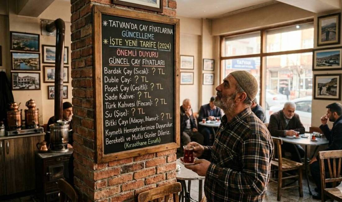 Tatvan’da Çay ücretlerine ZAM: Yeni Fiyat… Tatvan Esnaf ve Sanatkarlar Odası Başkanı Hasan Sönmez, artan maliyet
