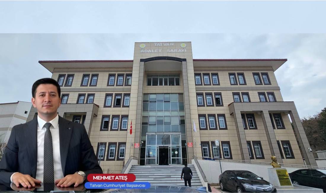 Bitlis’in Tatvan Cumhuriyet Başsavcısı Mehmet Ateş, 2025 yılı büro ve