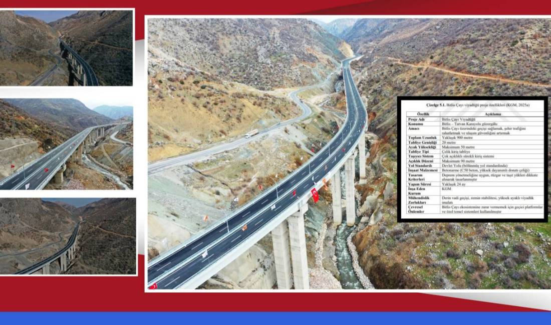 Akademik bir çalışma, Bitlis Çayı Viyadüğü’nün sadece bir mühendislik harikası