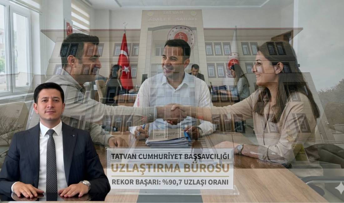 Bitlis’in Tatvan ilçesinde 2025 yılında uzlaştırma bürosuna gelen 260 dosyanın