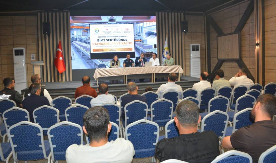 Bitlis’in Tatvan ilçesinde Bims Sektörüne yönelik “Standartlar ve Kalite” konulu