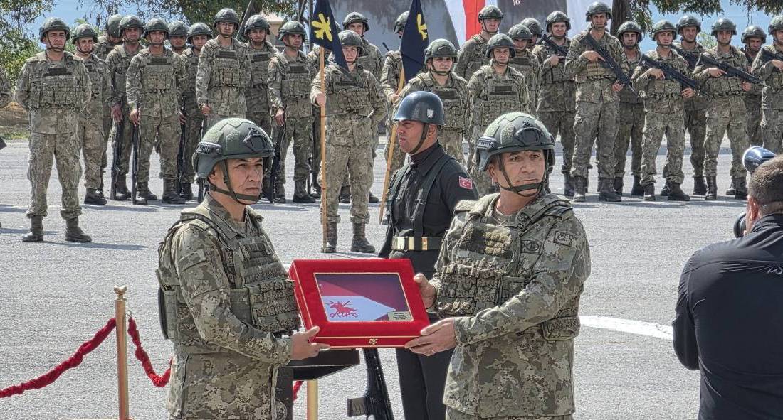 Bitlis’in Tatvan ilçesinde bulunan 10’uncu Komando Tugay Komutanlığında Sancak ve