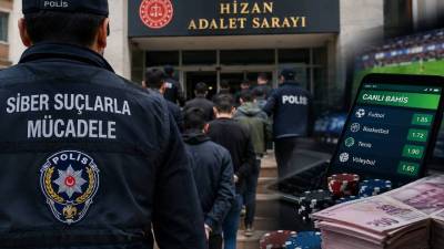 Bitlis’in Hizan ilçesinde yasa dışı bahis soruşturması kapsamında düzenlenen operasyonda