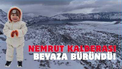 Bitlis’in Tatvan ilçesinde bulunan Nemrut Kalderası Milli Parkı, etkili olan